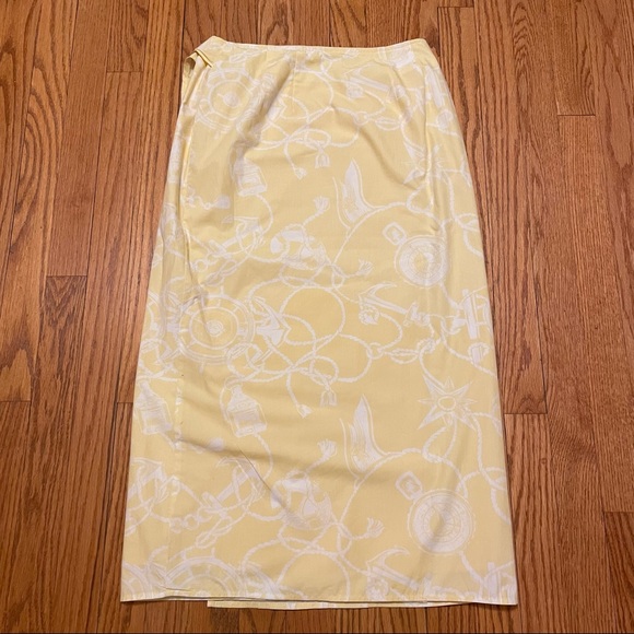 Yellow Wrap Skirt by Talbots Petites - Picture 6 of 8